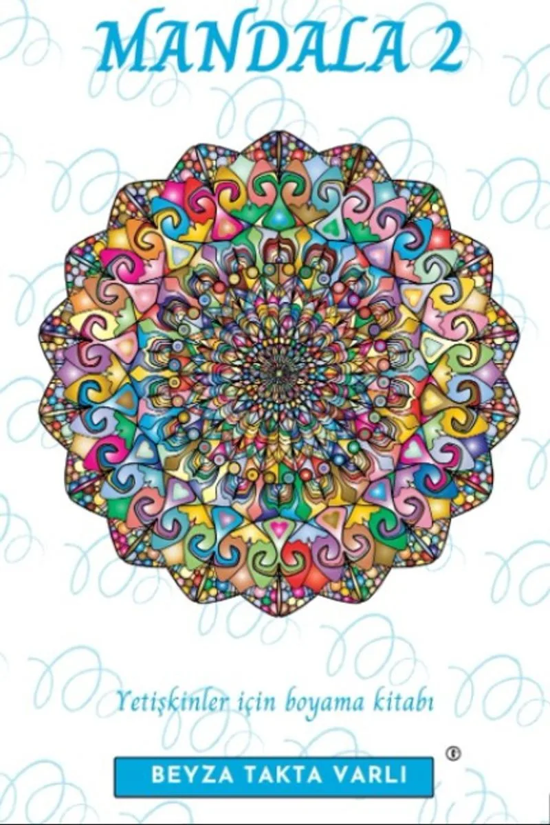 Mandala 2 Yetişkinler İçin Boyama Kitabı