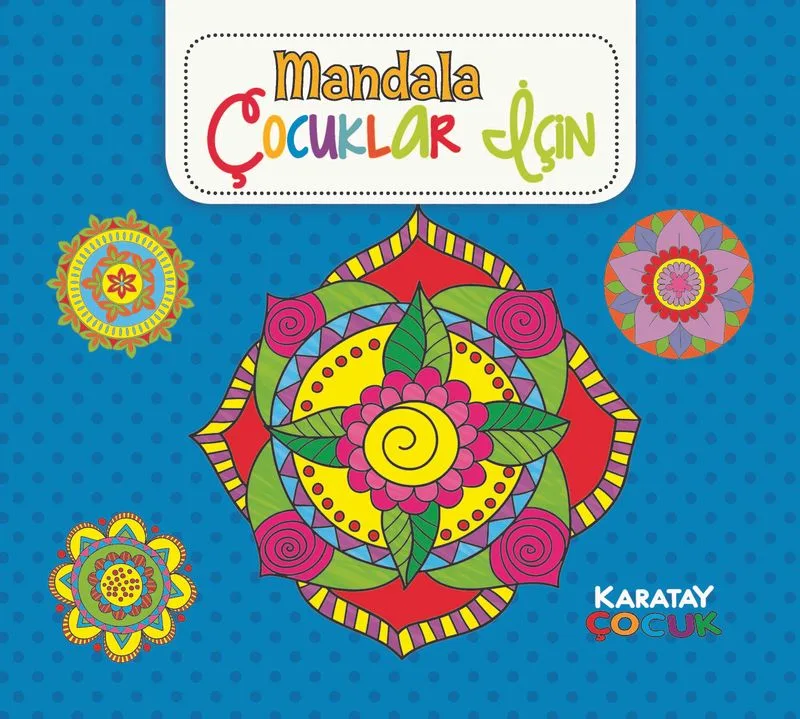 Mandala-Çocuklar İçin (Mavi)