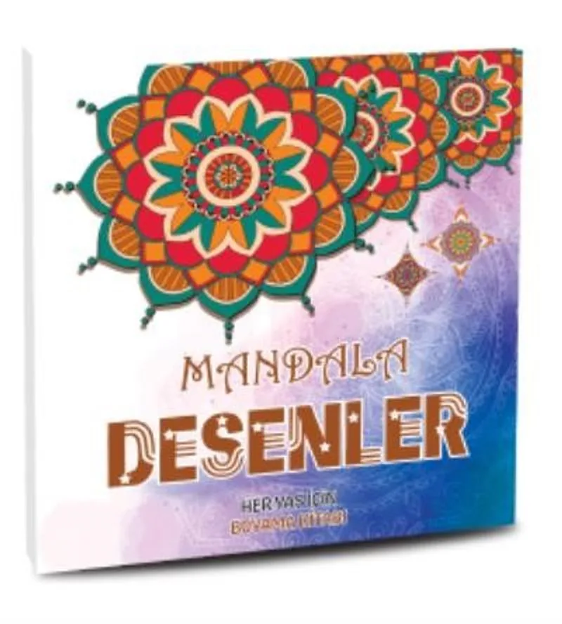 Mandala Desenler Her Yaş için Boyama Kitabı