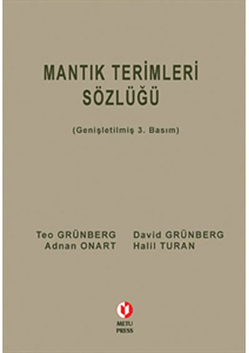 Mantık Terimleri Sözlüğü