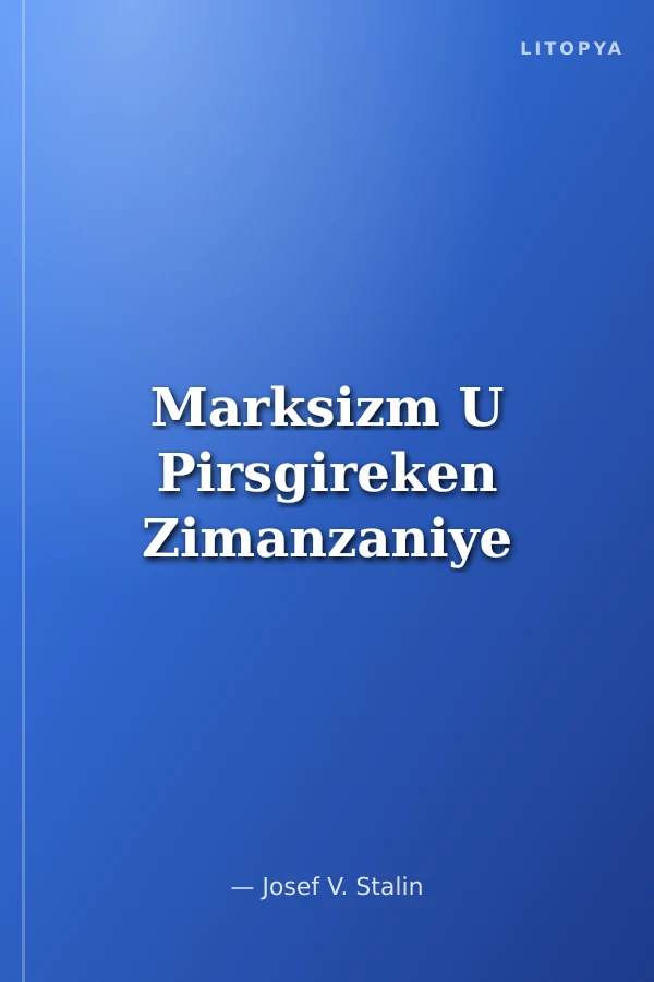 Marksizm U Pirsgireken Zimanzaniye