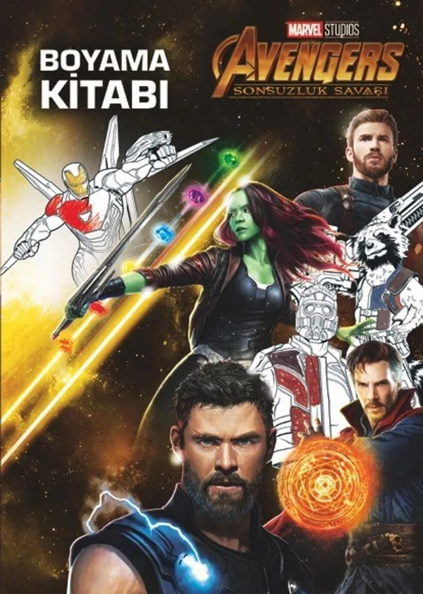 Marvel Avengers Sonsuzluk Savaşı Boyama Kitabı