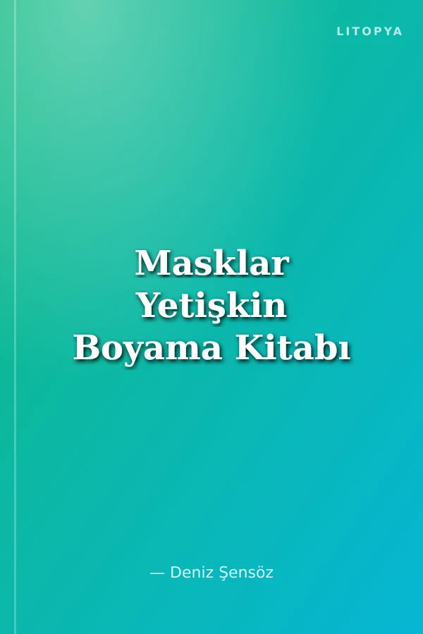 Masklar Yetişkin Boyama Kitabı