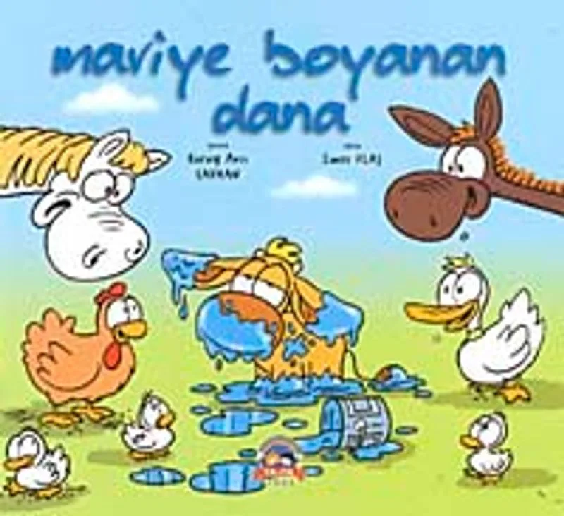 Maviye Boyanan Dana