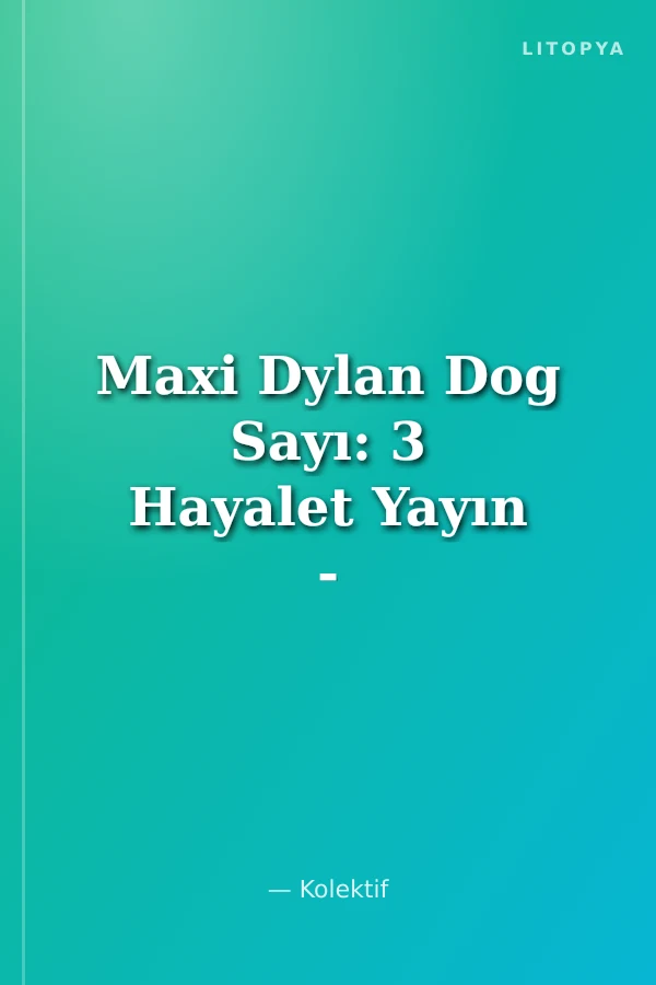 Maxi Dylan Dog Sayı: 3 Hayalet Yayın - Kobay İnsanlar - Çalınmış Hayat