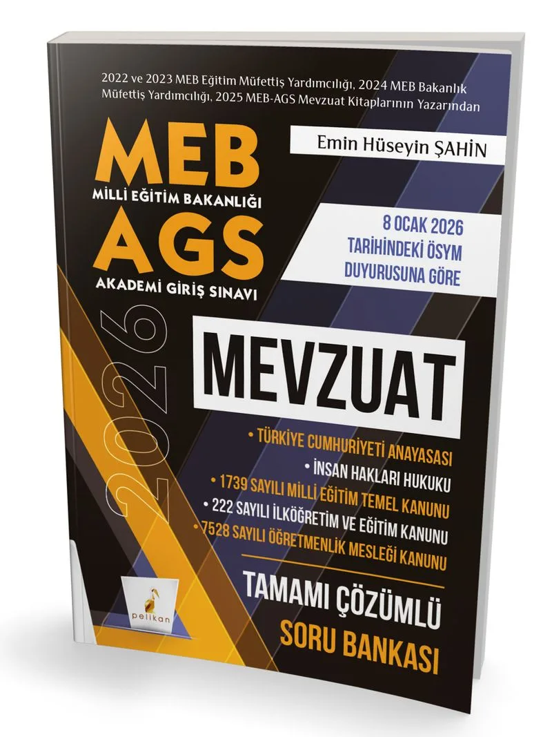MEB - AGS Hazırlık Mevzuat Tamamı Çözümlü Soru Bankası