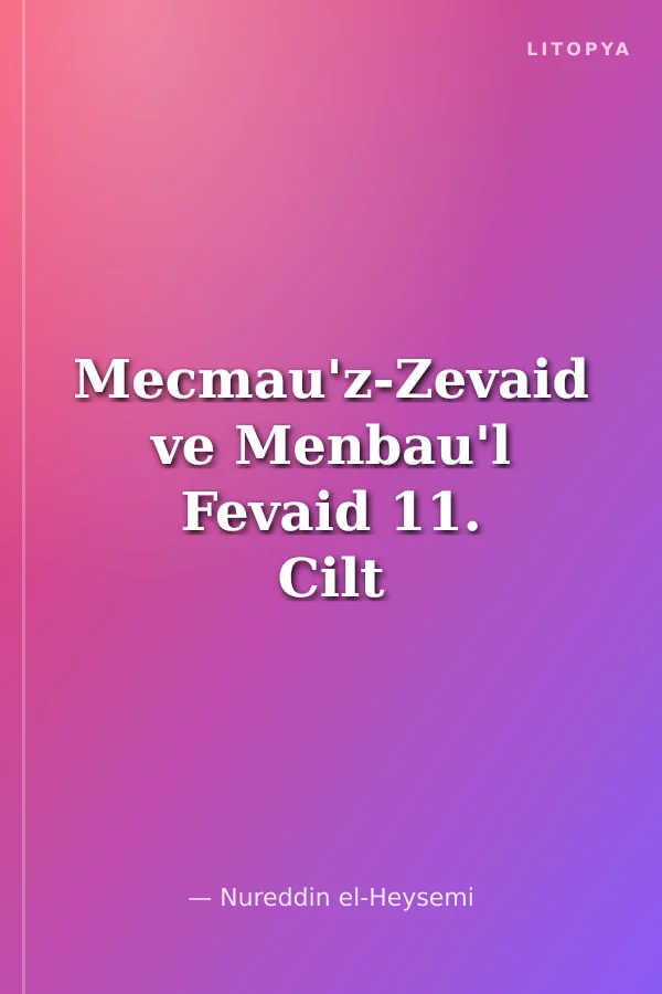 Mecmau'z-Zevaid ve Menbau'l Fevaid 11. Cilt