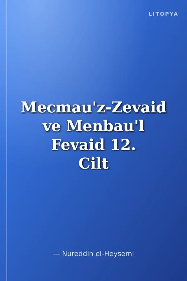 Mecmau'z-Zevaid ve Menbau'l Fevaid 12. Cilt