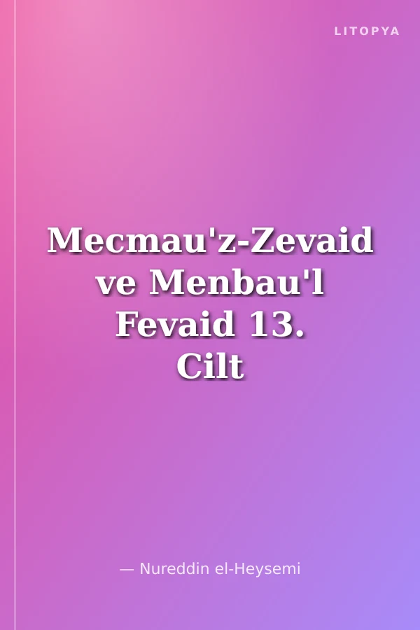 Mecmau'z-Zevaid ve Menbau'l Fevaid 13. Cilt