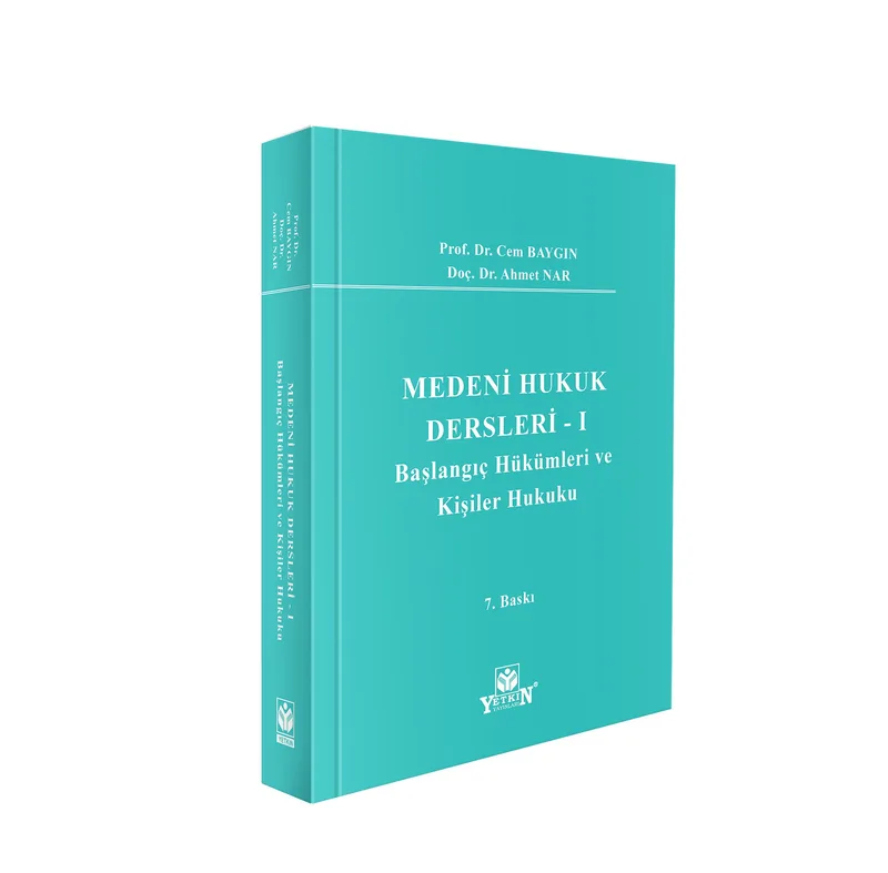 Medeni Hukuk Dersleri - I