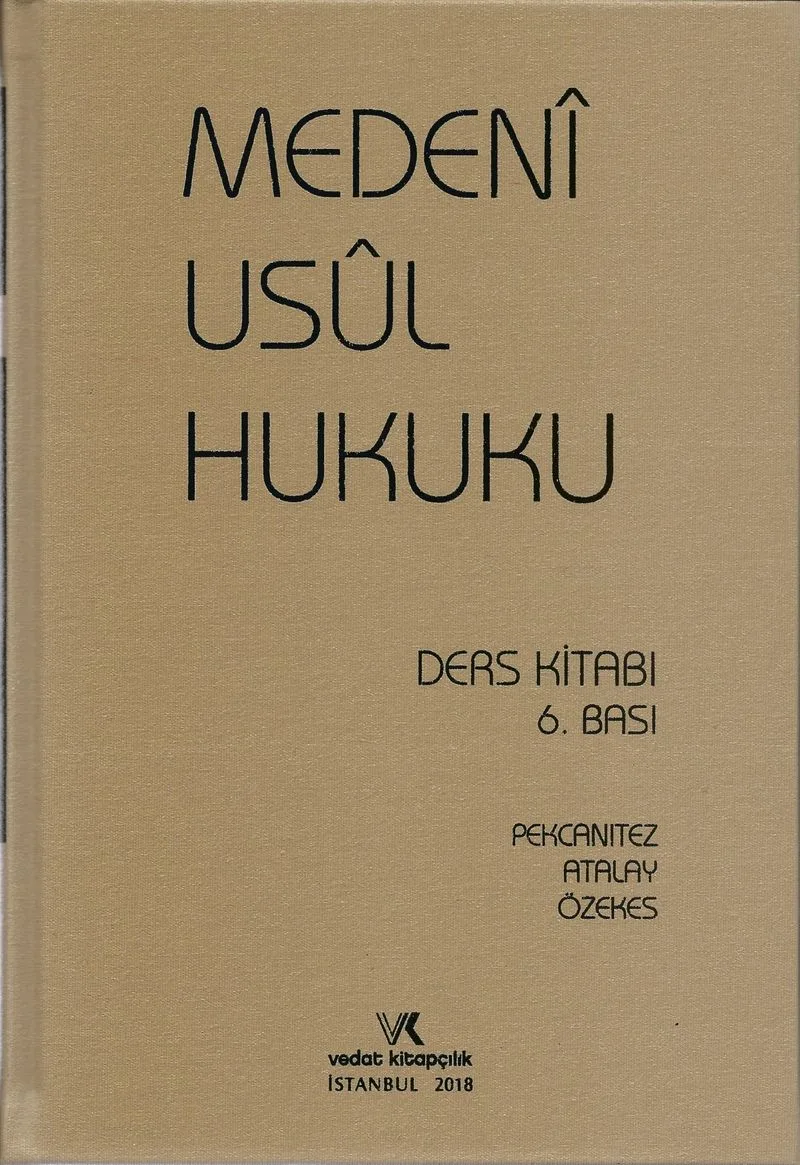 Medeni Usul Hukuku Ders Kitabı