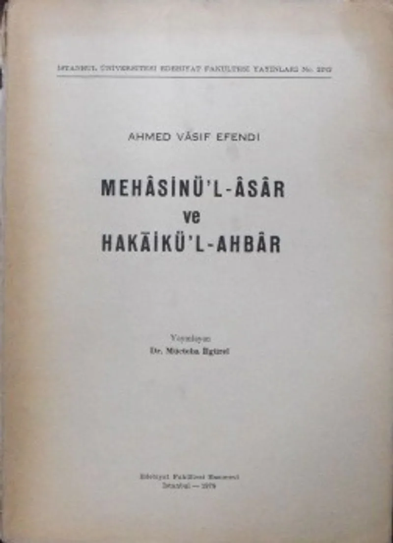 Mehasinü'l-Âsar ve Hakaikü'l-Ahbar-1197-1201 (1783-1787) / 13-B-1