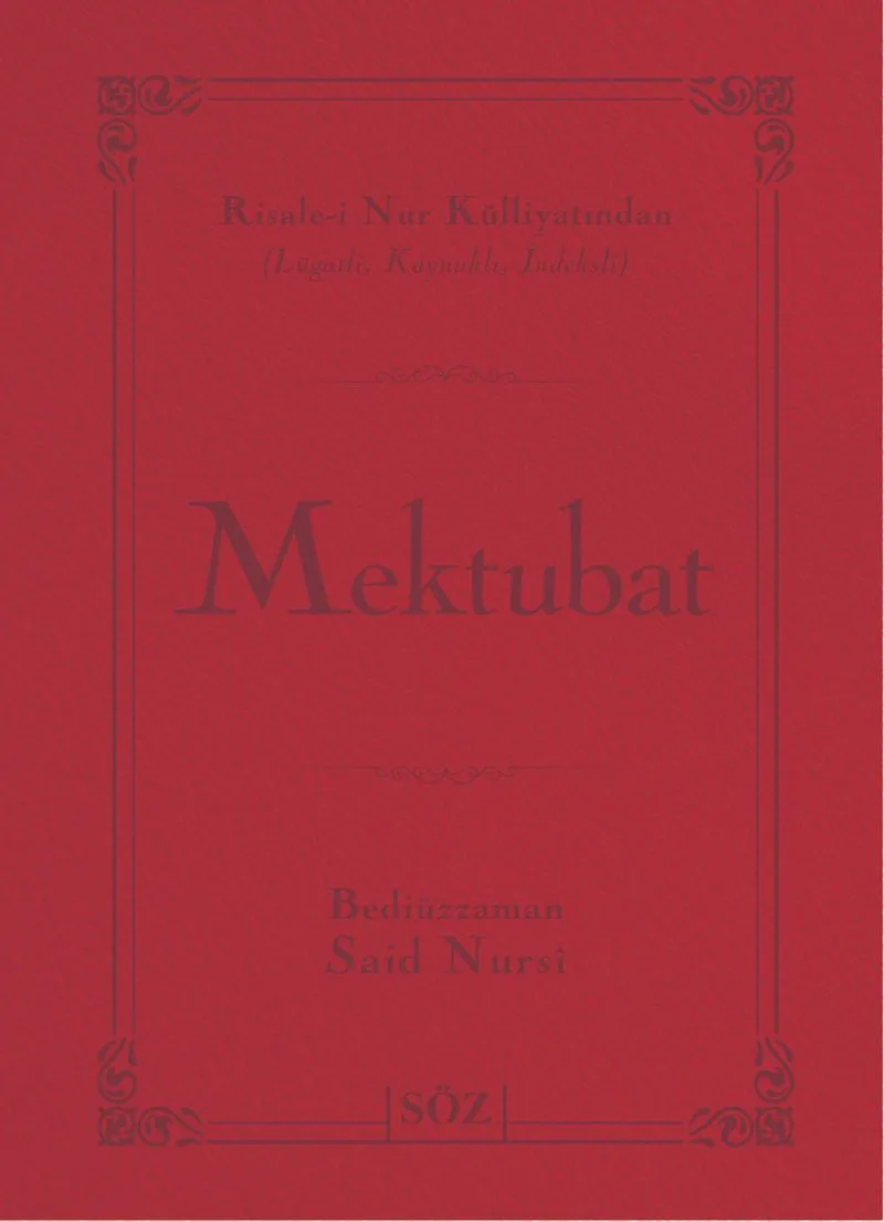 Mektubat (Şamua, İki Renk, İthal Termo Deri Cilt) (Çanta Boy)
