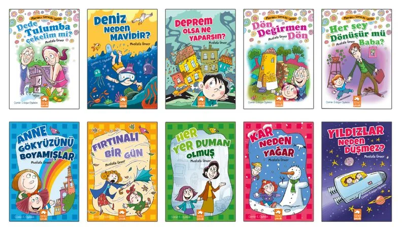 Meraklı Sorular Mustafa Ünver Seti (10 Kitap)