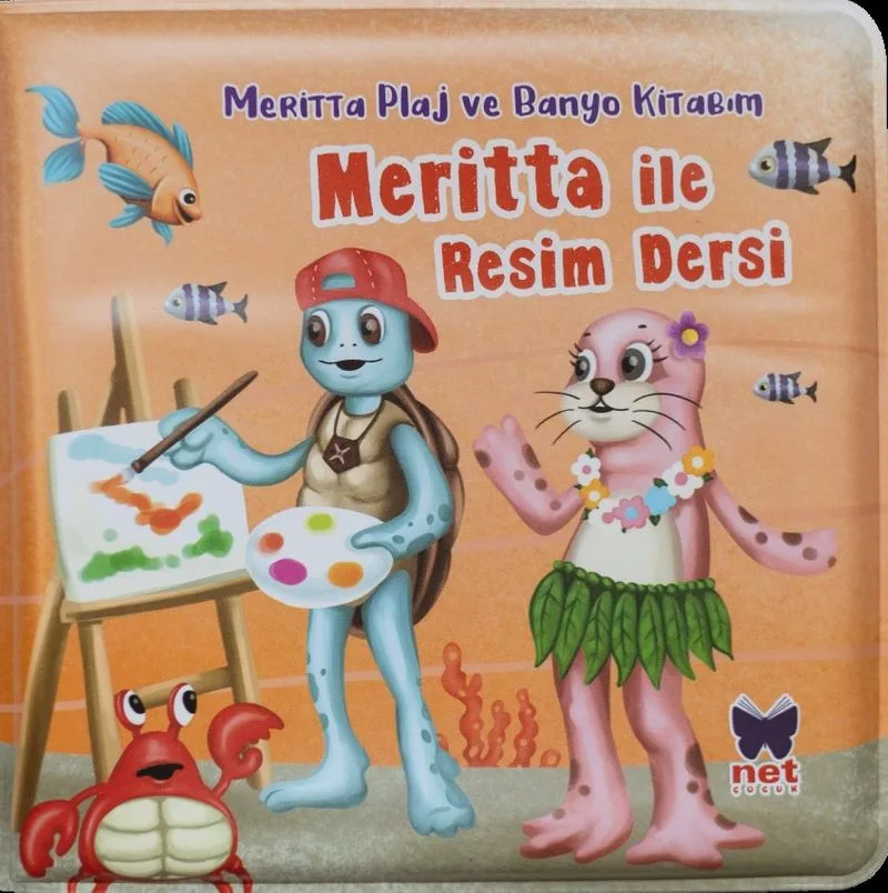 Meritta ile Resim Dersi / Meritta Plaj ve Banyo Kitabim