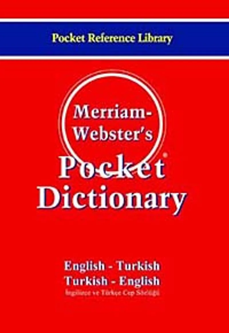 Merriam Webster's Pocket Dictionary English - Turkish/Turkish - English