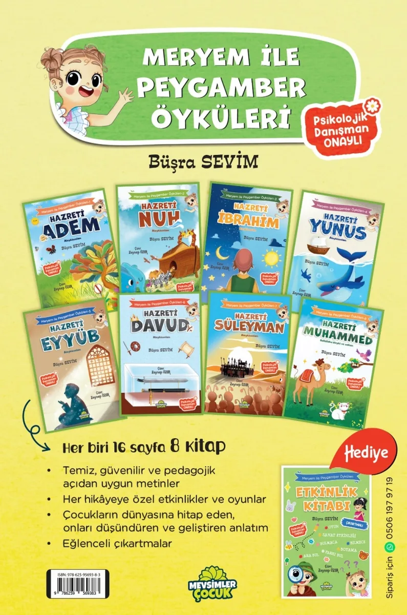 Meryem ile Peygamber Öyküleri Serisi (8 Kitap Takım)
