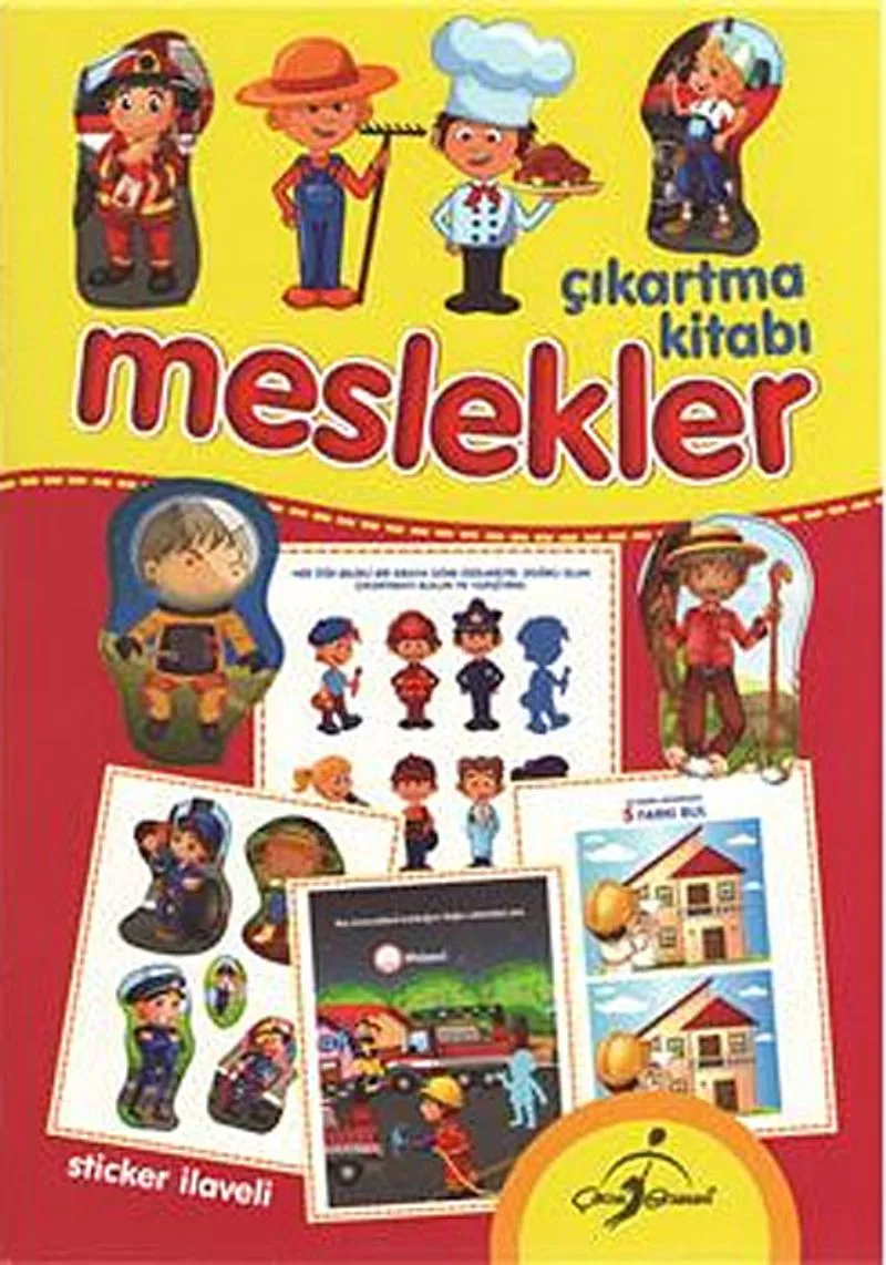 Meslekler Çıkartma Kitabı