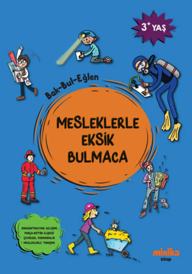 Mesleklerle Eksik Bulmaca / Bak-Bul-Eğlen
