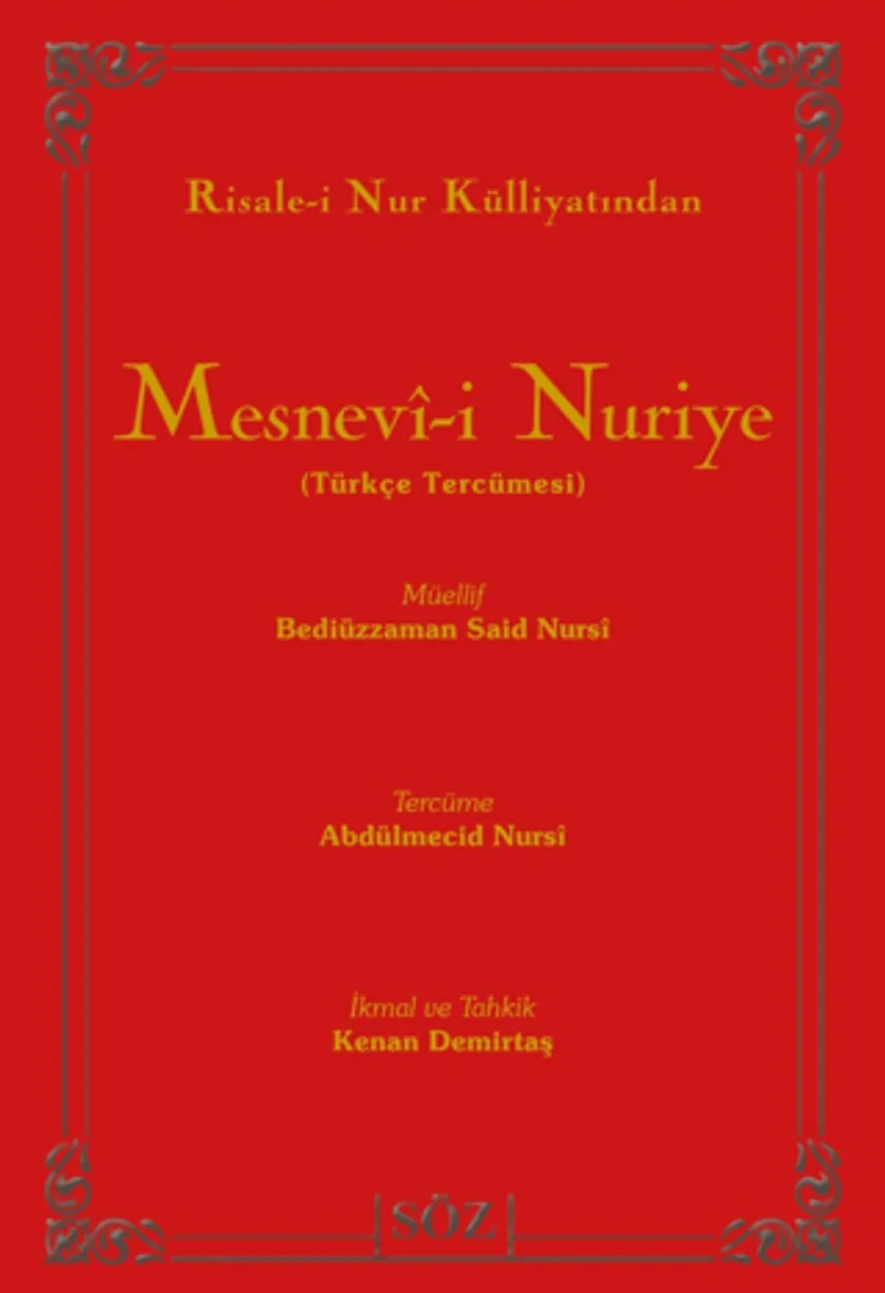 Mesnevî-i Nuriye (Büyük Boy İki Renk)