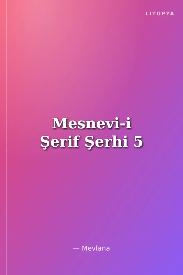 Mesnevi-i Şerif Şerhi 5