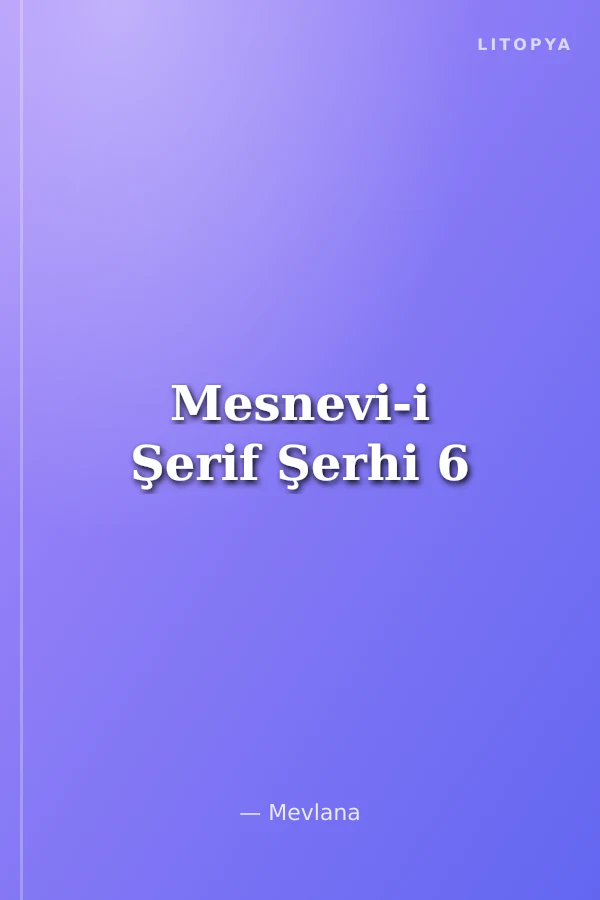 Mesnevi-i Şerif Şerhi 6