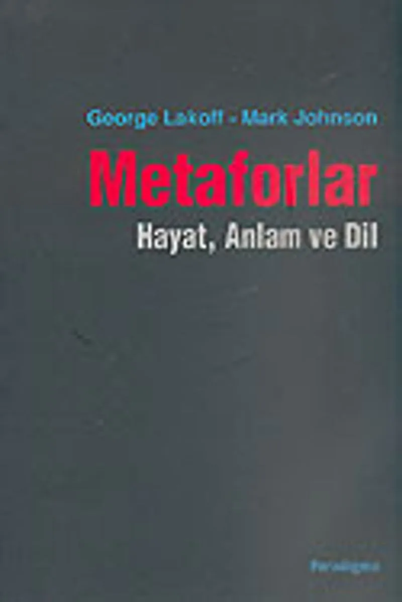 Metaforlar Hayat, Anlam ve Dil