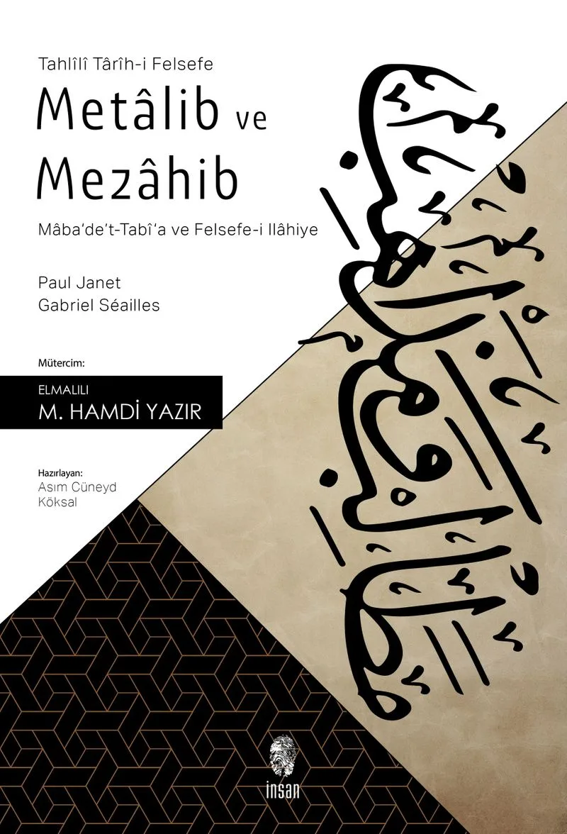 Metalib ve Mezahib Maba'de't-Tabi'a ve Felsefe-i İlahiye