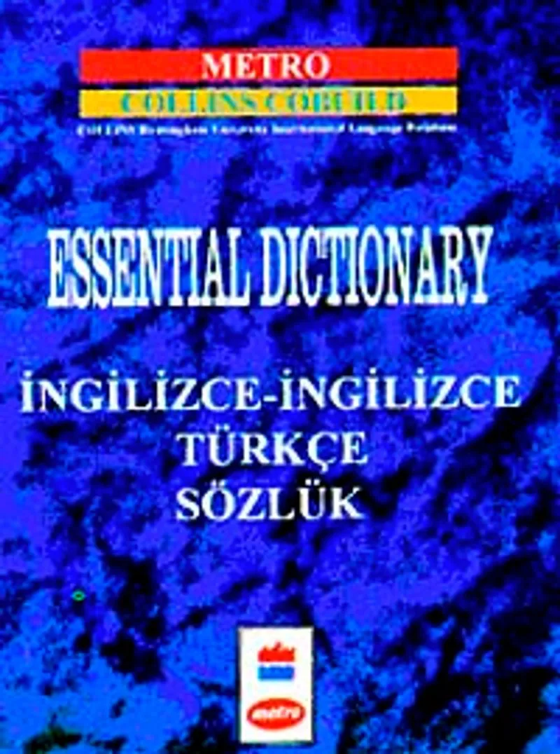 Metro Collins Cobuild Essential Dictionary İngilizce-İngilizce-Türkçe Sözlük