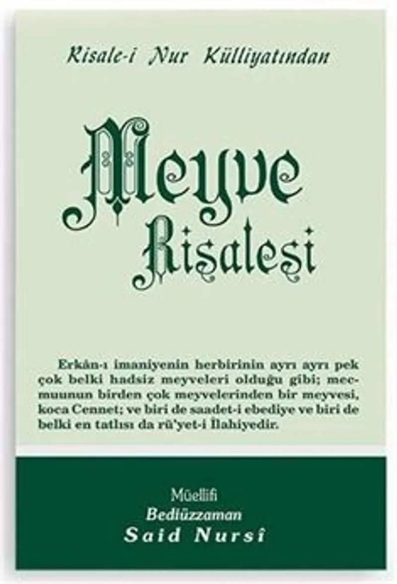 Meyve Risalesi - Orta Boy (Kod:412)