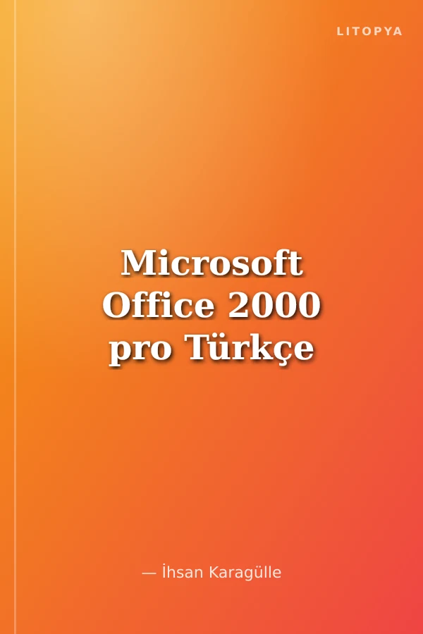 Microsoft Office 2000 pro Türkçe