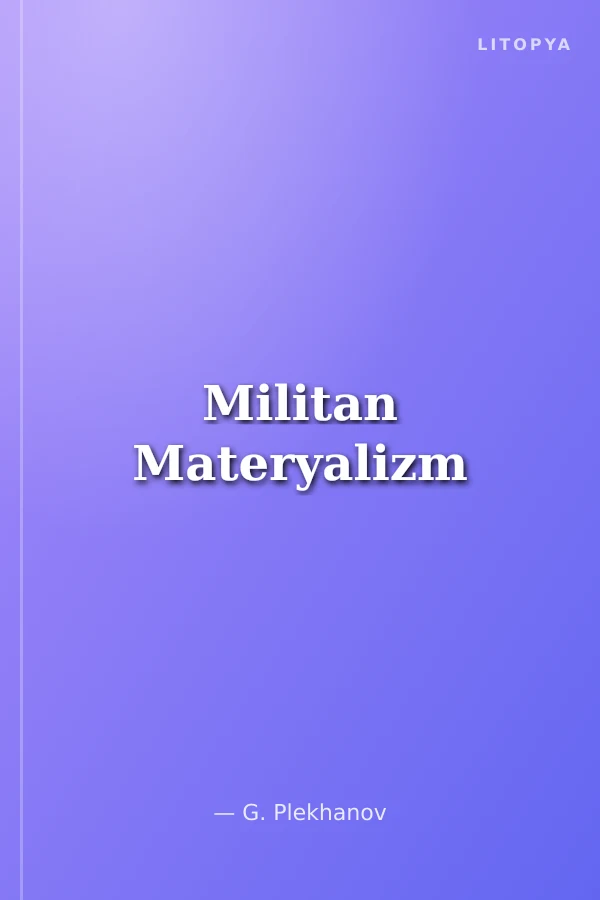 Militan Materyalizm