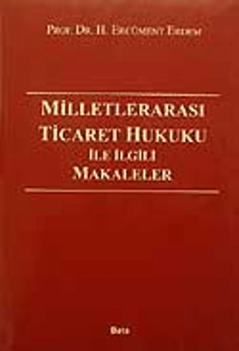 Milletlerarası Ticaret Hukuku İle İlgili Makaleler