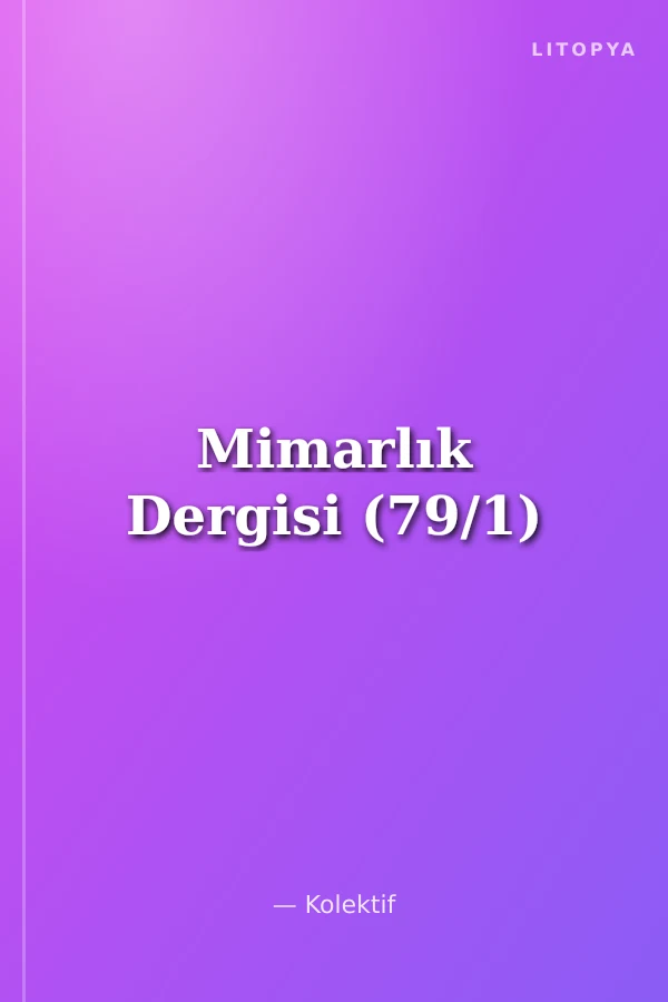 Mimarlık Dergisi (79/1)