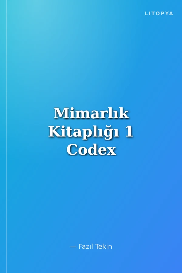 Mimarlık Kitaplığı 1 Codex