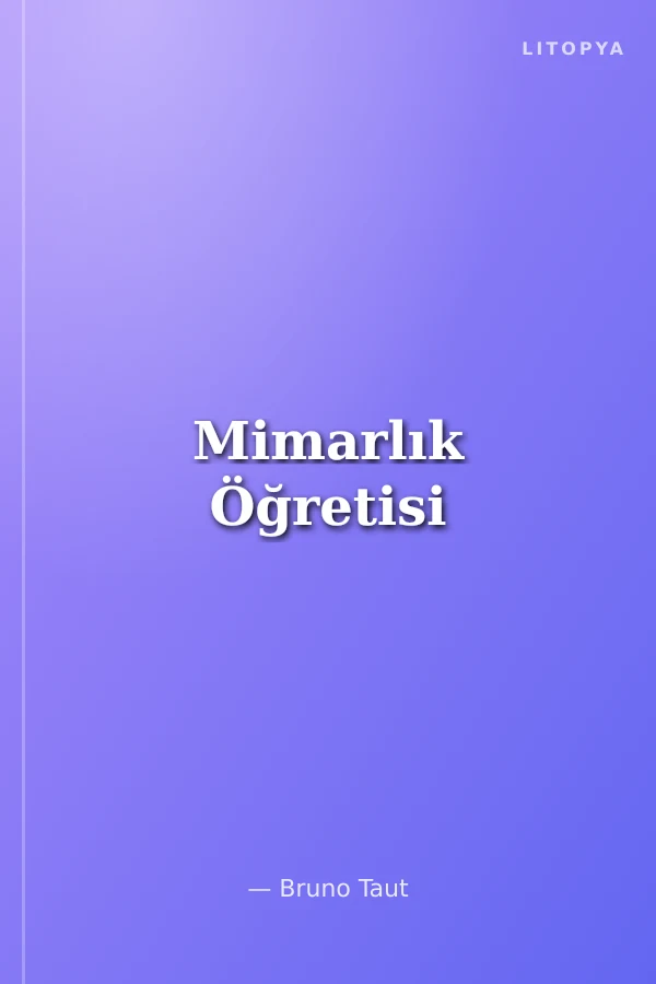 Mimarlık Öğretisi