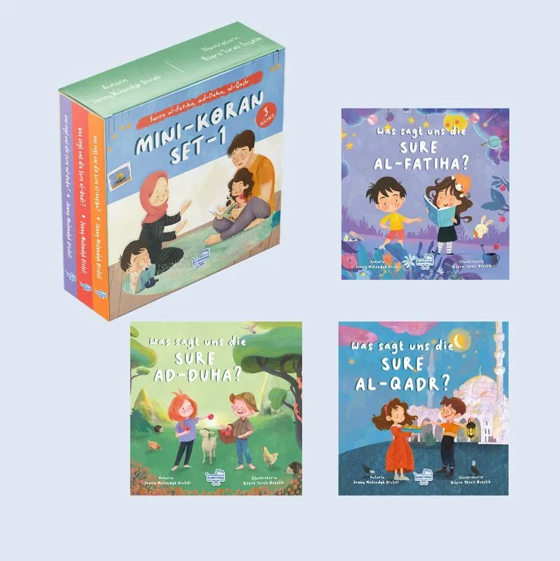 Mini Koran Set 1 Almanca Mini Meal Seti 1 (3 Kitap)