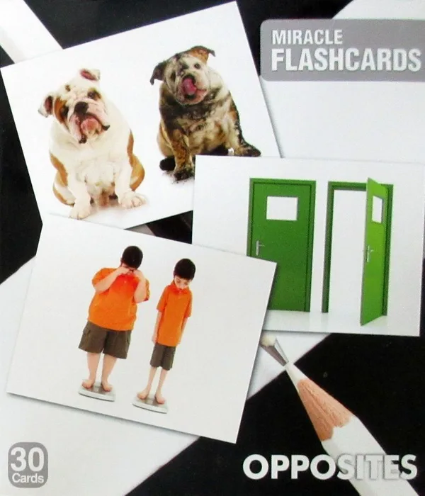 Miracle Flashcards Charts Opposites (30 Card)