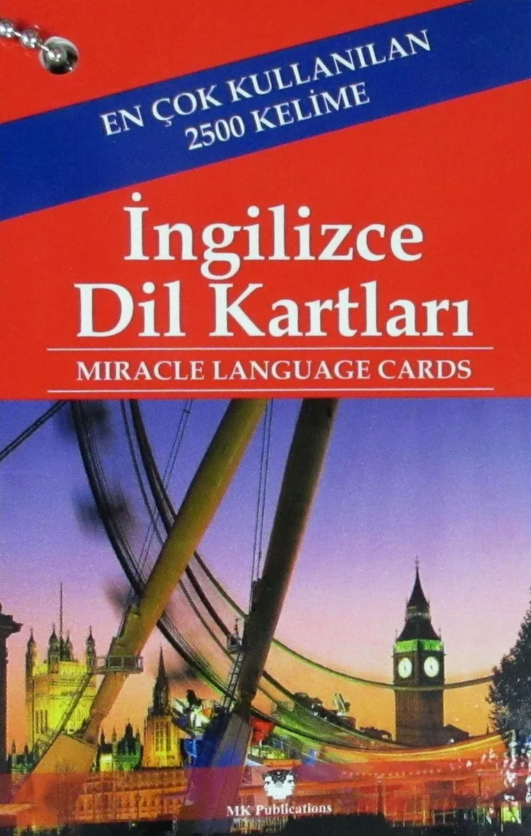 Miracle Language Cards / İngilizce Dil Kartları 2500 Kelime