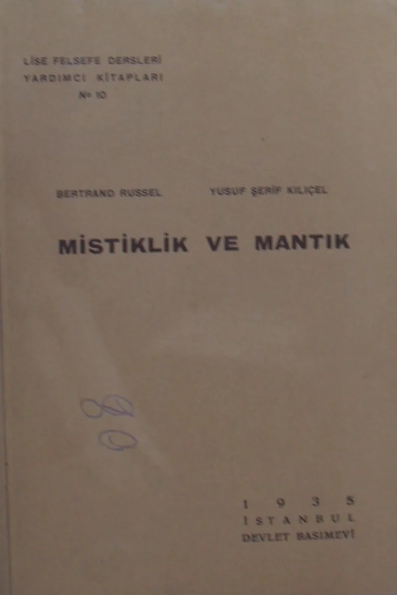Mistiklik ve Mantık / 40-C-22