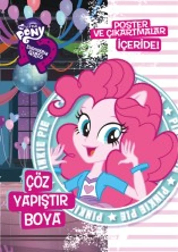 MLP EQ Girls Çöz Yapıştır Boya - Pinkie Pie
