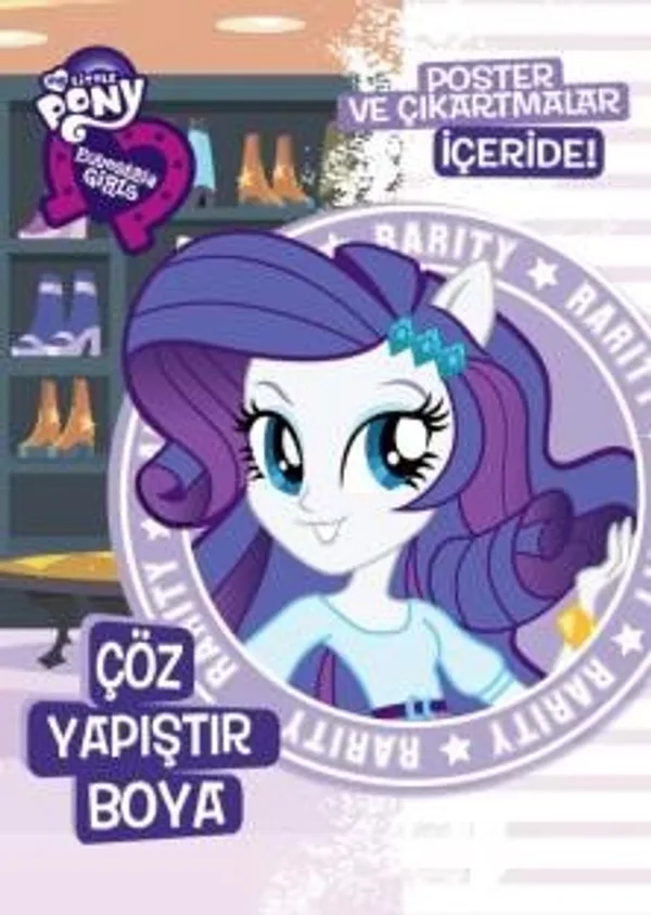 MLP EQ Girls Çöz Yapıştır Boya - Rarity