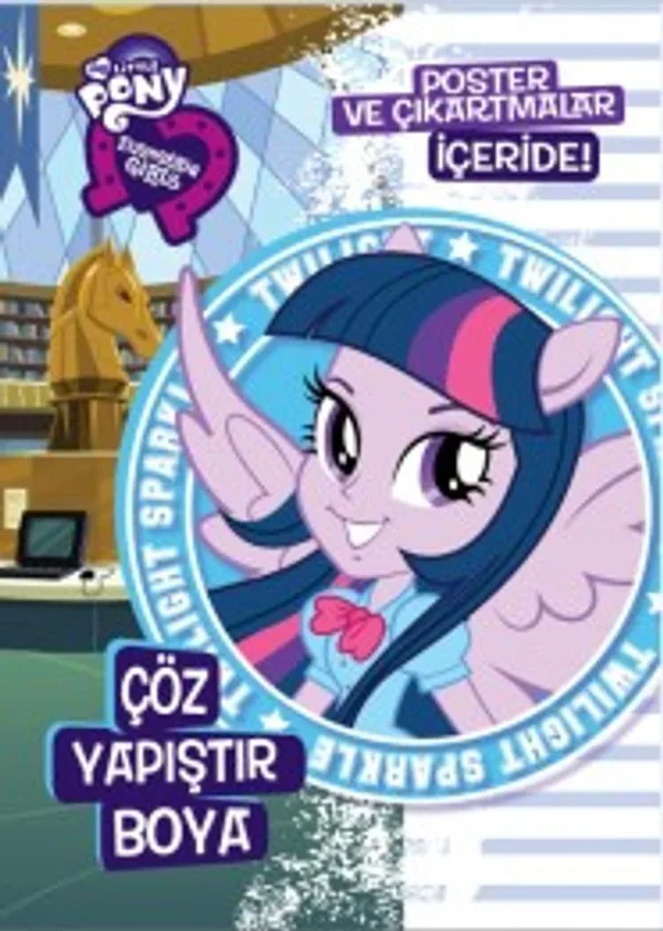 MLP EQ Girls Çöz Yapıştır Boya - Twilight Sparkle
