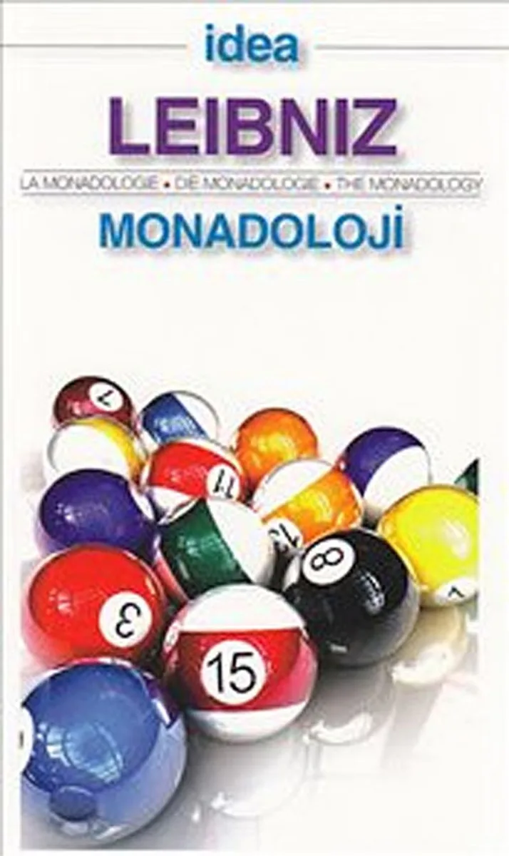 Monadoloji (Cep Boy) La Monadologie, Die Monadologie, The Monadology