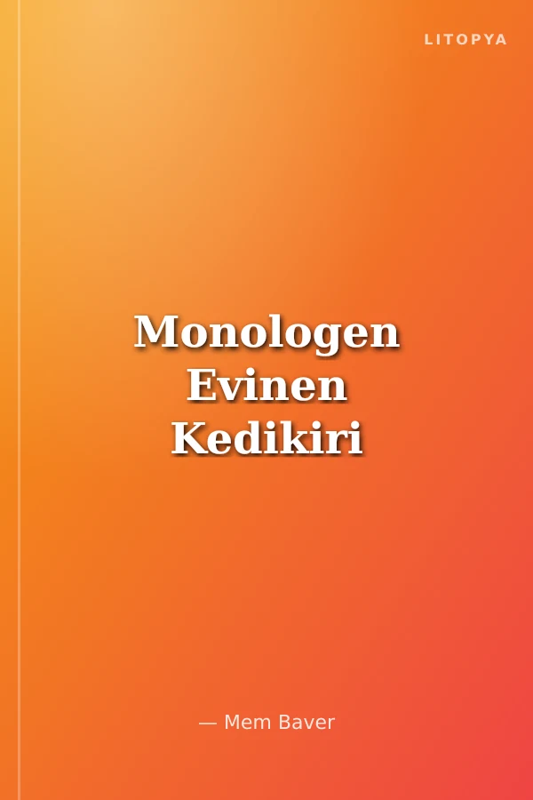 Monologen Evinen Kedikiri