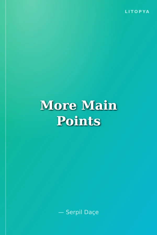 More Main Points