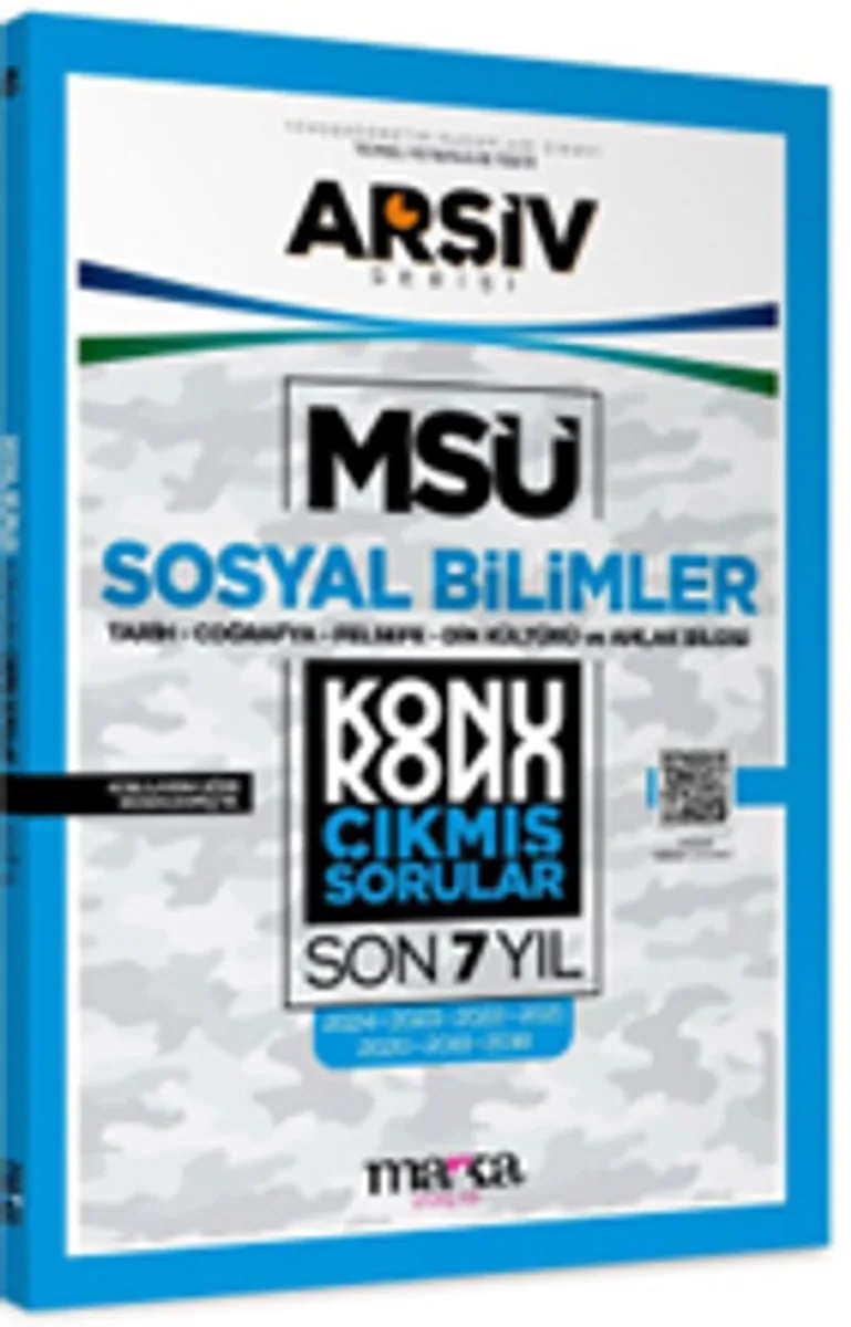 MSÜ Sosyal Bilimler Konu Konu Çıkmış Sorular Son 7 Yıl