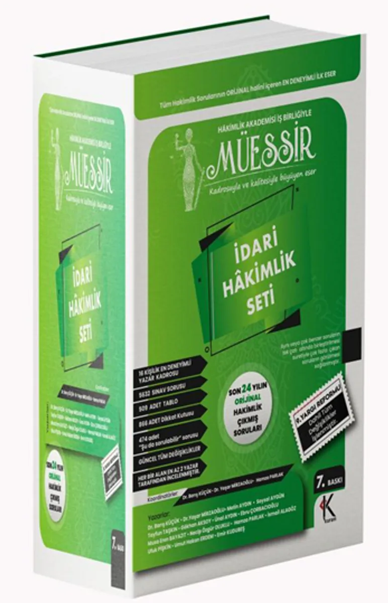 Müessir İdari Hakimlik Çıkmış Soru Bankası