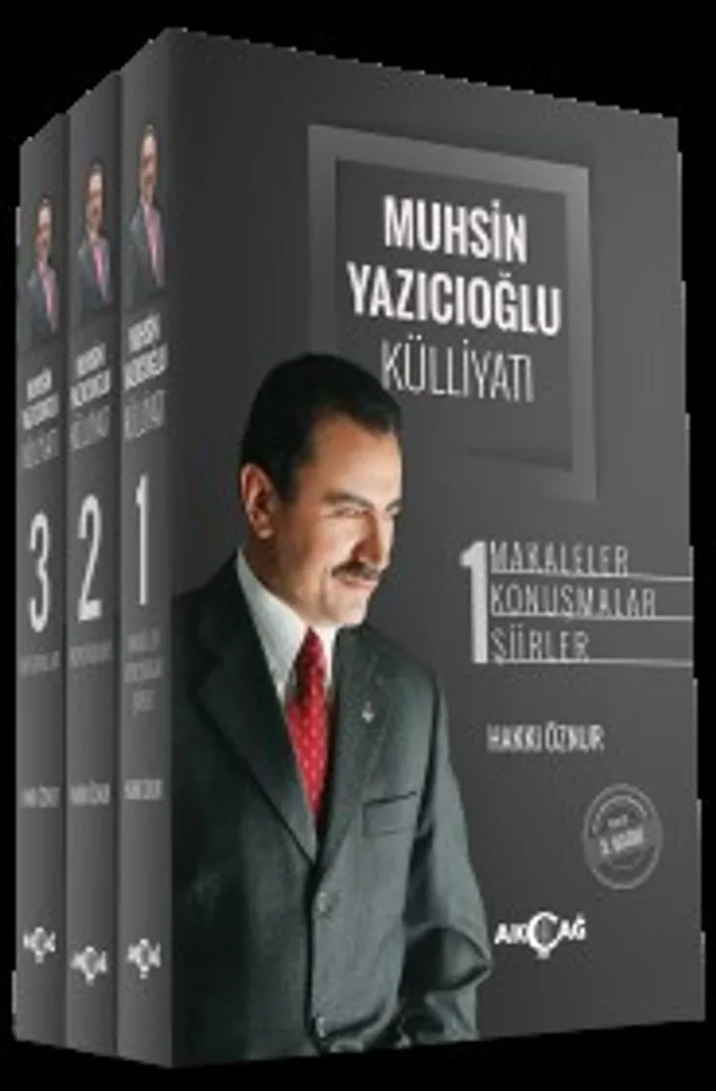 Muhsin Yazıcıoğlu Külliyatı ( 3 Cilt ) (Ciltli) Makaleler-Konuşmalar-Şiirler-Röportajlar