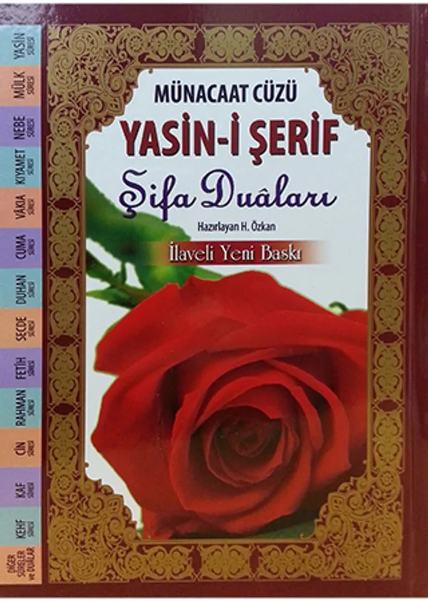 Münacaat Cüzü Yasin-i Şerif Şifa Duaları Büyük Boy-Ciltli)